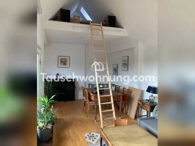 Tauschwohnung: Schöne 3,5-Zimmer-Dachgeschoss-Maisonette-Wohnung zum Tausch