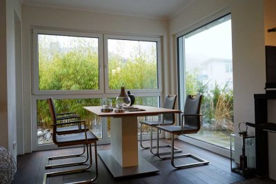 Sie stehen lieber auf der Karriereleiter, als im Haus zu werkeln?  Stylisches Wohnen im Bungalow