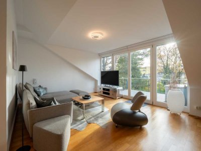Hochwertige 3-Zimmer-Dachgeschosswohnung mit großer Südwest-Terrasse