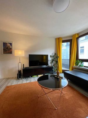 Voll möblierte 2-Zimmer Wohnung mit 2 Balkonen in Siegburg Zentrum (12 min Fußweg zum Bahnhof)