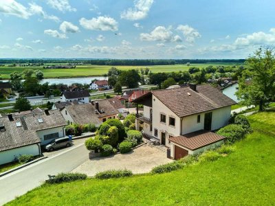 Pfelling bei Bogen – Einfamilienhaus mit Garten, Wintergarten und Donaublick