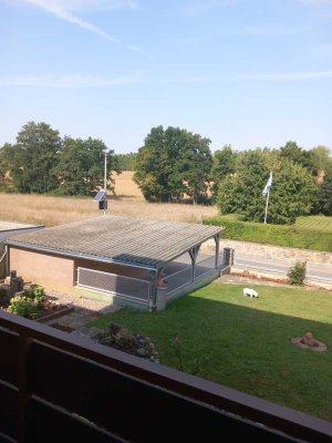 Schöne 4-Zimmer-Erdgeschosswohnung mit Balkon in Kleinrinderfeld