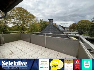 Schicke Etagenwohnung im 2.OG mit Einbauküche in ruhiger Lage von DU-Homberg, unmittelbar am Rhein