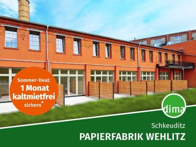 ERSTBEZUG sanierte Papierfabrik | Maisonette-Whg. mit Garten, Südwest-Terrasse, Gäste-WC, HWR u.v.m.