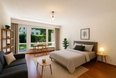 Wonderful Bright Apartment with Garden in Berg am Laim