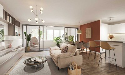 Wo Kinderlachen zu Hause ist. - - - - - - - - - - - - - - - 4-Zimmer-Wohnung mit Wintergarten, 1. OG