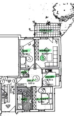 3-Zimmer-Erdgeschosswohnung in Büchlberg