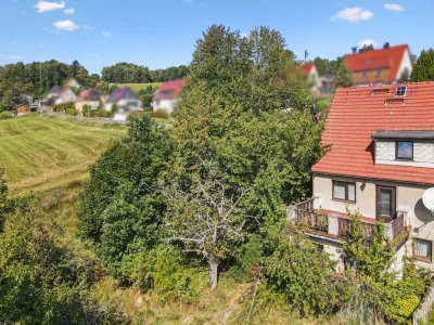 ++Reizendes Grundstück (810 m2) & romantische Doppelhaushälfte (93,5 m2) im Erholungsort Sebnitz!++