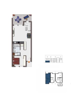 Charmante, helle 2-Zimmer-Wohnung