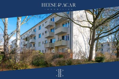 Willkommen in Britz: Praktisch geschnittene 2-Raum-Wohnung mit Balkon in ruhiger Lage, vermietet