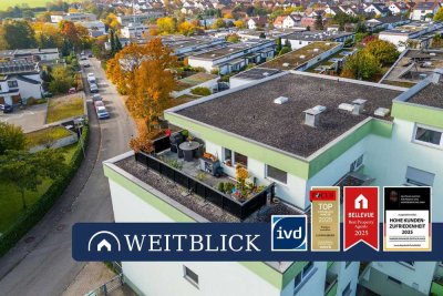 WEITBLICK: Dachterrassen Traum mit Sauna