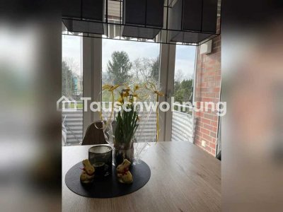 Tauschwohnung: Schicke 2 Zimmerwohnung mit einem Ausblick in den garten