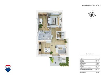 Moderne EG (Rechts) Eigentumswohnung in Leer, Ostfriesland * Effizienzklasse A* KW40 * Terrasse* Gar