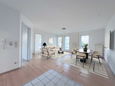 Helle 3-Zimmer Erdgeschosswohnung mit Terrasse, Garten & TG-Stellplatz in Rottenburg a. Neckar