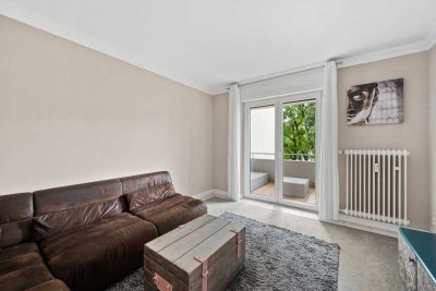 Charmante 2-Zimmer-Wohnung mit Balkon und Blick ins Grüne