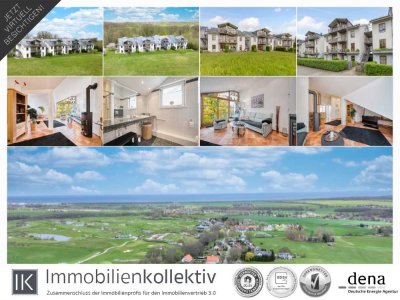 „Am Grün“: Jung mit Kamin, 2 Balkonen, Keller & Carport, in TOP Lage zwischen Golfplatz & Ostsee !!!