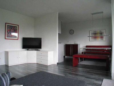 Möblierte 2-Zi.-Wohnung für 1 Person (Nichtraucher) mit Südbalkon