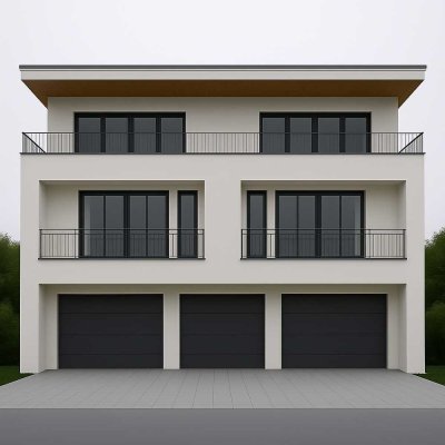 Hochwertige 2-Zimmer-Penthouse-WHG mit großer Dachterrasse - Neubau-Erstbezug
