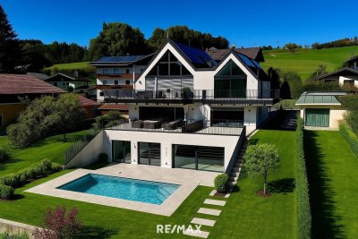 Erstbezug - großzügige Maisonette-Wohnung mit Pool und Garten