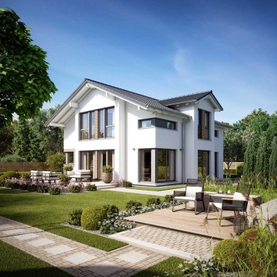 Moderner Neubau mit Ecken und Kanten aus dem Haus Bien Zenker inkl. Baugrundstück in TOP LAGE