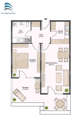 2-Zimmer Wohnung Nähe Uni und Klinikum mit Inn-Blick in Passau
