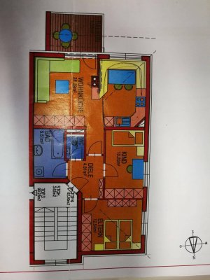 Moderne 2-Zimmer Wohnung mit Balkon und Carport in Fügenberg zu verkaufen