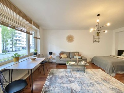 Zum 1.2*2-er-WG Neugründung! 2 Zi. (30qm, 19qm), Wohnküche. MÜNCHNER FREIHEIT. MÖBLIERT, ohne Balkon