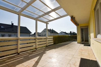 Wunderschöne 4-Zimmer Wohnung mit überdachter Terrasse und Garage!