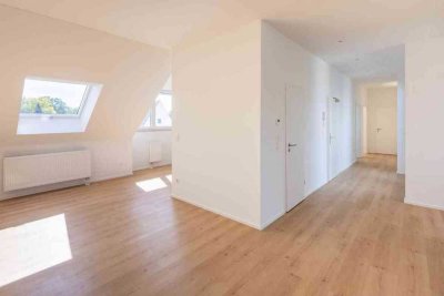 Für Singles, Paare oder kleine Familien: 3-Zimmer-Dachgeschosswohnung mit Loggia