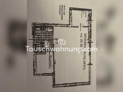 Tauschwohnung: Suche zentrale Wohnung ab 2 Zimmer, biete zentrale 1-Zimmer