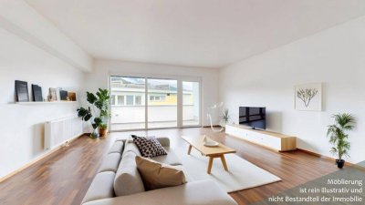 EIGENBEDARF oder INVESTMENT - 4-Zimmer-Terrassenwohnung - SONNEN-/ RUHELAGE NAHE STADTZENTRUM