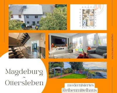 Top modernisiert - Energiesparendes Reihenmittelhaus in Magdeburg Ottersleben