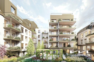 Großzügiges Loft mit abgeschiedenem Schlafbereich - Erstbezug im Quartier Starhemberg