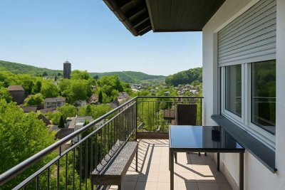Frisch renoviert 3 Zimmer, Balkon & Naturblick in Ortenberg-Lißberg zu vermieten