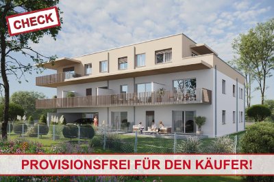 Provisionsfrei für den Käufer! Hochwertige Anlegerwohnung mit 112 m² großem Garten in Liebenau! Top 1