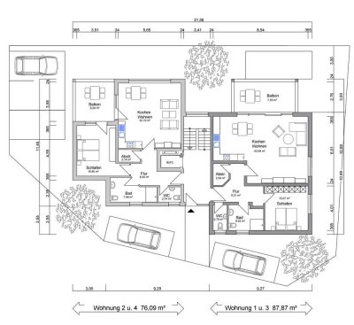 Geplanter Neubau Barrierefreie ETW