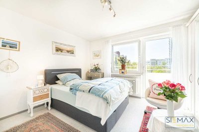 Wohnen mit Sonne & Aussicht – charmante 2-Zimmer-Wohnung mit 3 Balkonen in Germering