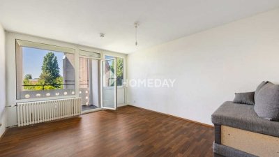 Ideal geschnittene Singlewohnung mit Westloggia im gepflegten Mehrfamilienhaus