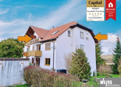 3 Zimmer DG- Wohnung mit Balkon in Volkach