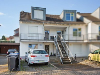 Erbpacht: Helle und großzügige Maisonettewohnung mit Garten, Loggia &amp; Carport in Warendorf