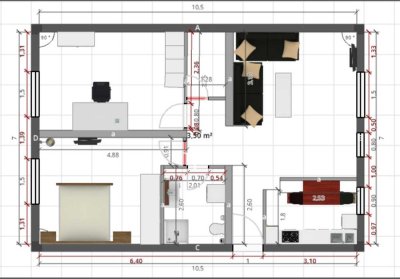 Neubau -Erstbezug- helle 3Zimmer Wohnung (mit) Balkon in zentraler Lage inkl. Parkplatz im Innenhof