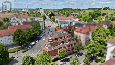 Bezugsfrei & Zentral! 1-Zimmer-Wohnung mit Loggia, Aufzug und TG-Stellplatz in KN-Petershausen