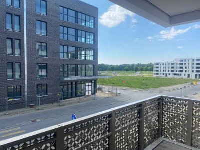 Naturnah wohnen mit Stil: Hochwertige Wohnung mit Balkon, Aufzug u. Videosprechanlage