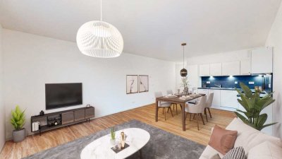 Familien aufgepasst! Moderne Wohnung mit 2 Bädern und EBK