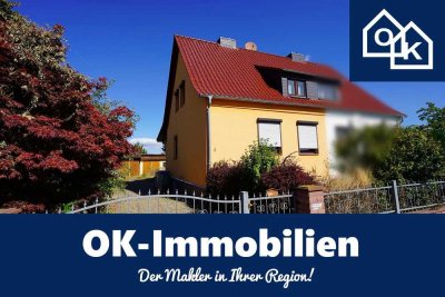Rogätz–  Schöne DHH mit 2 Garagen und kleinen Garten in sehr ruhiger Lage von Rogätz
