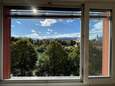 2-Zimmer-Wohnung mit Blick auf die Drau