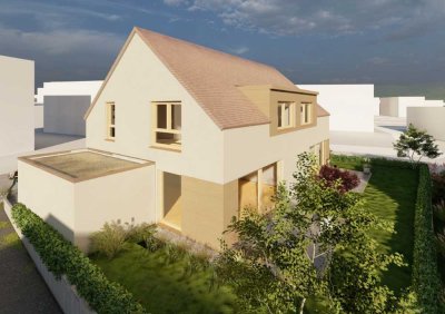NEUBAU! Freundliche 5,5-Zimmer-Doppelhaushälfte mit gehobener Innenausstattung und EBK in Bisingen