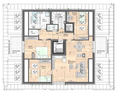 Exklusive Penthouse mit Himmelblick – 4 Zimmer, 2 Terrassen &amp; unverbaubarer Fernblick - Bis 15.07.2025 Jubiläumsaktion 1,5% auf Ihren Wohntraum !!!!!