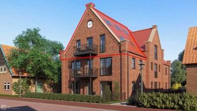 Attraktive DG Wohnung auf Juist mit 2 Balkonen in direkter Strandnähe