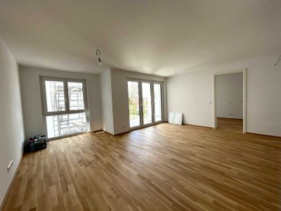 Bj. 2023, EBK, Balkon, Gäste-WC, Abstellkammer, TG-Stellplatz, Keller